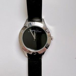 Marc by Marc Jacobs Woman’s Black Leather Watch